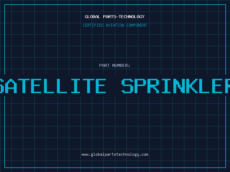 Aviation Part orbit satellite sprinkler parts