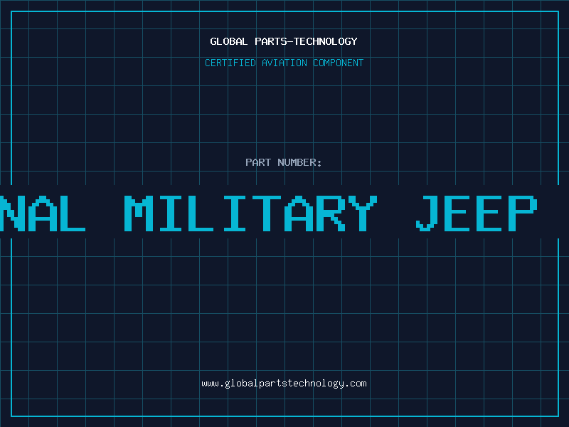 Aviation Part original military jeep parts