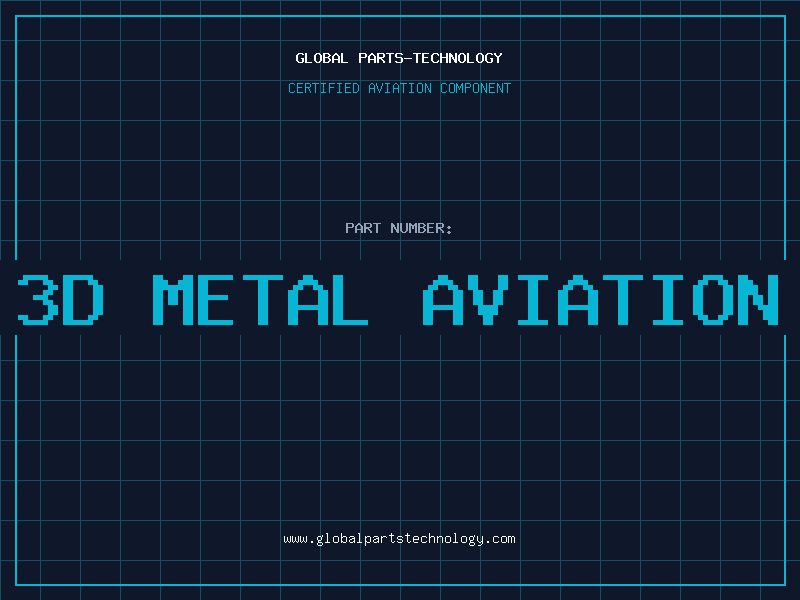 Aviation Part pace printing 3d metal aviation parts picking