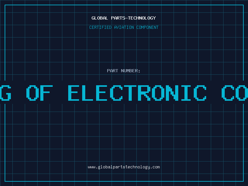 Aviation Part packaging of electronic components