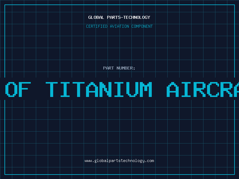 Aviation Part painting of titanium aircraft parts