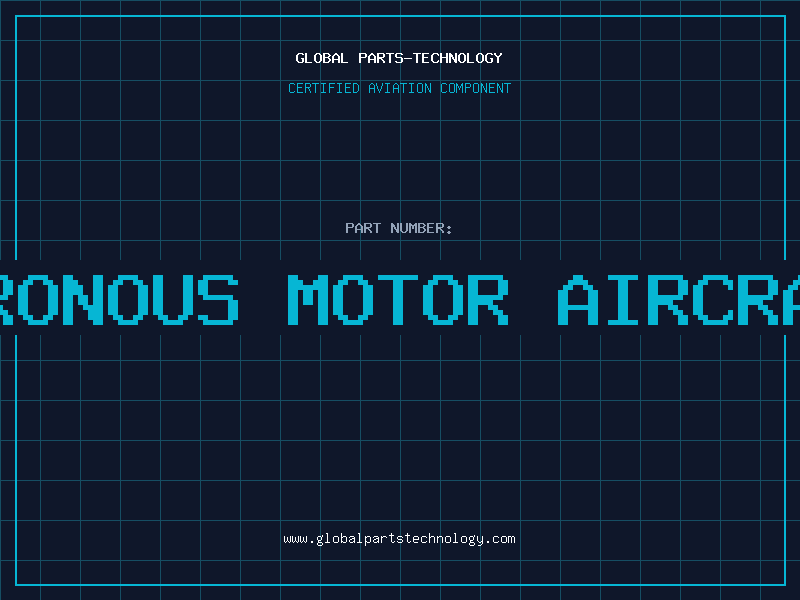 Aviation Part pm synchronous motor aircraft parts