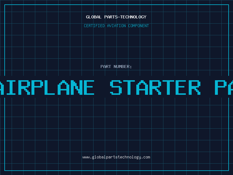 Aviation Part rc airplane starter parts