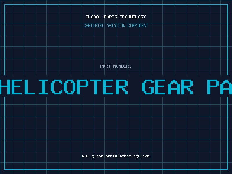 Aviation Part rc helicopter gear parts