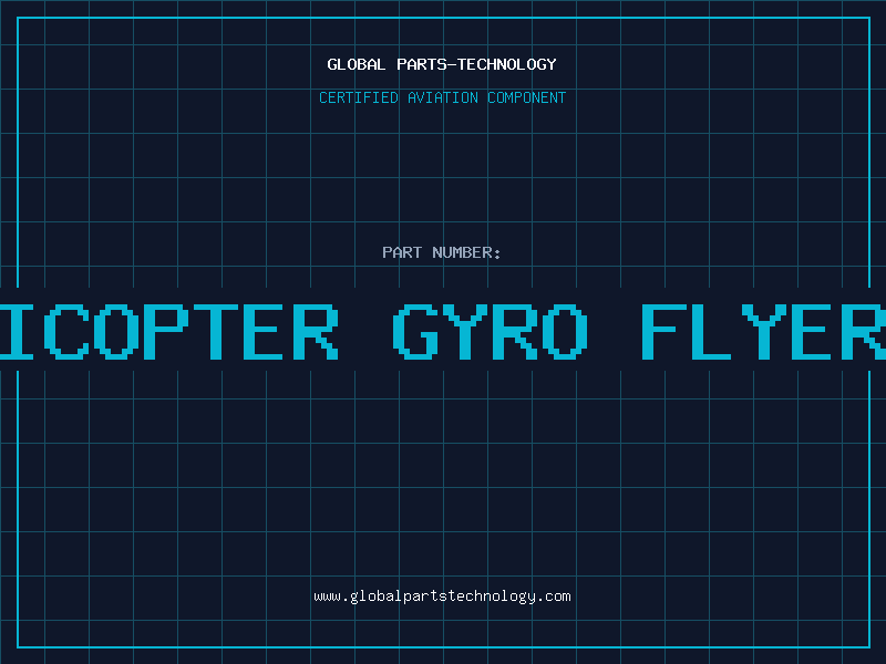 Aviation Part rc helicopter gyro flyer parts