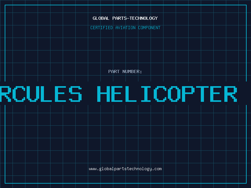 Aviation Part rc hercules helicopter parts