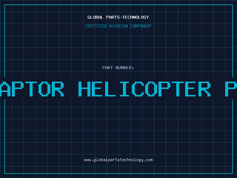 Aviation Part rc raptor helicopter parts
