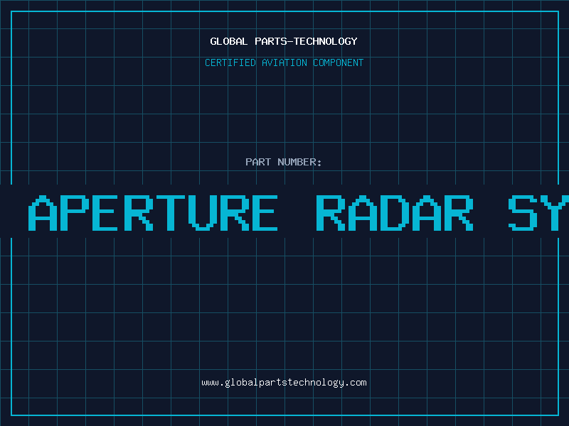 Aviation Part real aperture radar system