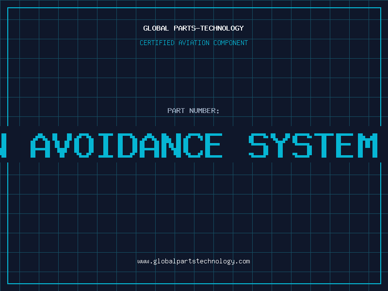 Aviation Part rear collision avoidance system pulsing radar