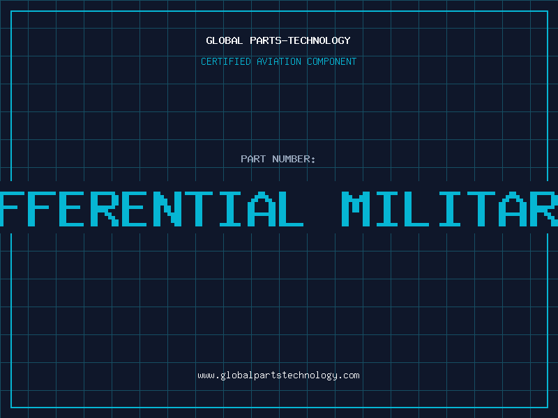 Aviation Part rear differential military parts