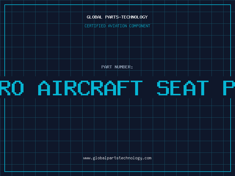 Aviation Part recaro aircraft seat parts