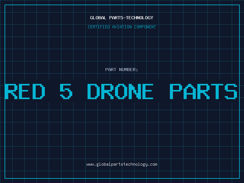 Aviation Part red 5 drone parts