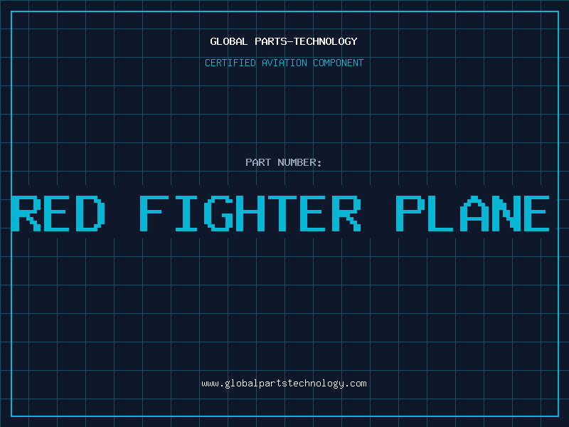 Aviation Part red fighter plane