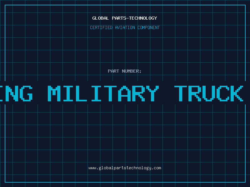 Aviation Part remoking military truck parts