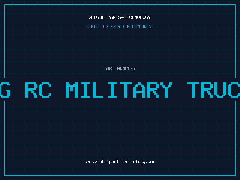 Aviation Part remoking rc military truck parts