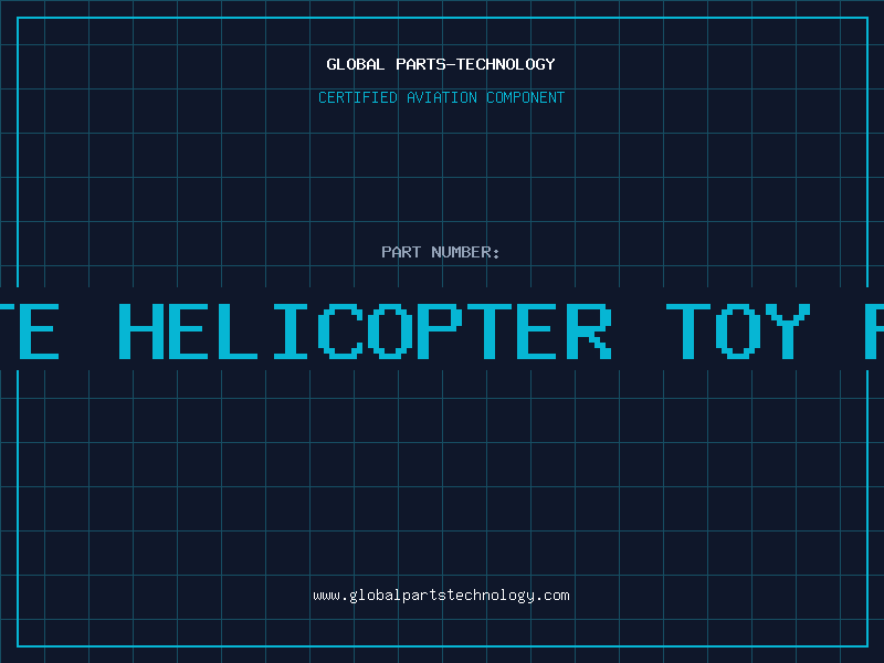 Aviation Part remote helicopter toy parts