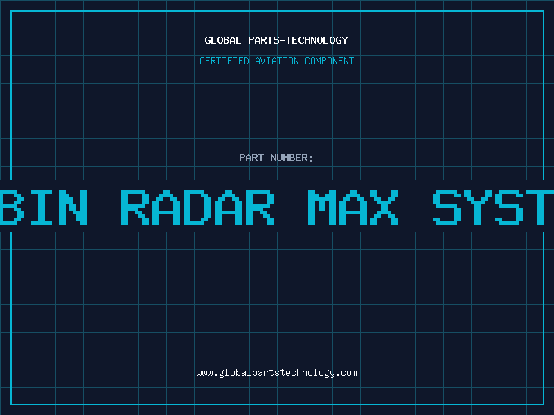 Aviation Part robin radar max system