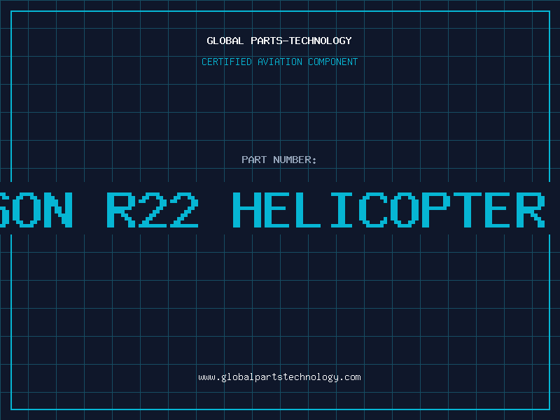 Aviation Part robinson r22 helicopter parts