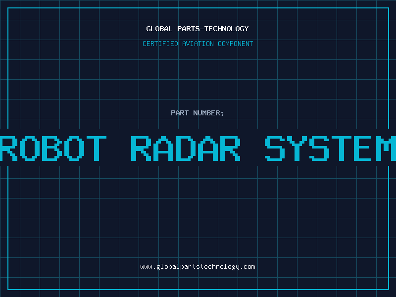 Aviation Part robot radar system