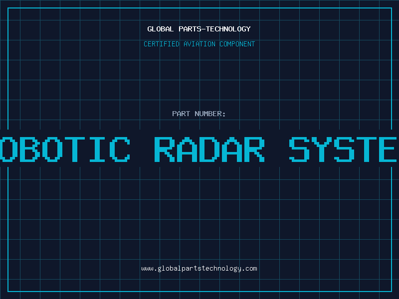 Aviation Part robotic radar system
