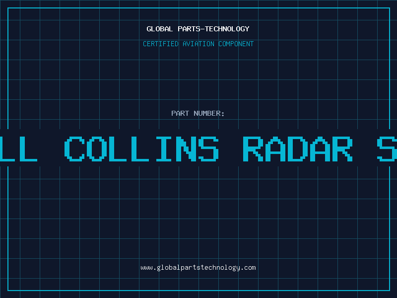 Aviation Part rockwell collins radar systems