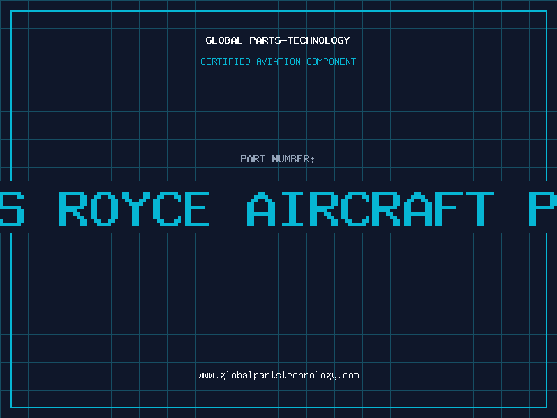 Aviation Part rolls royce aircraft parts