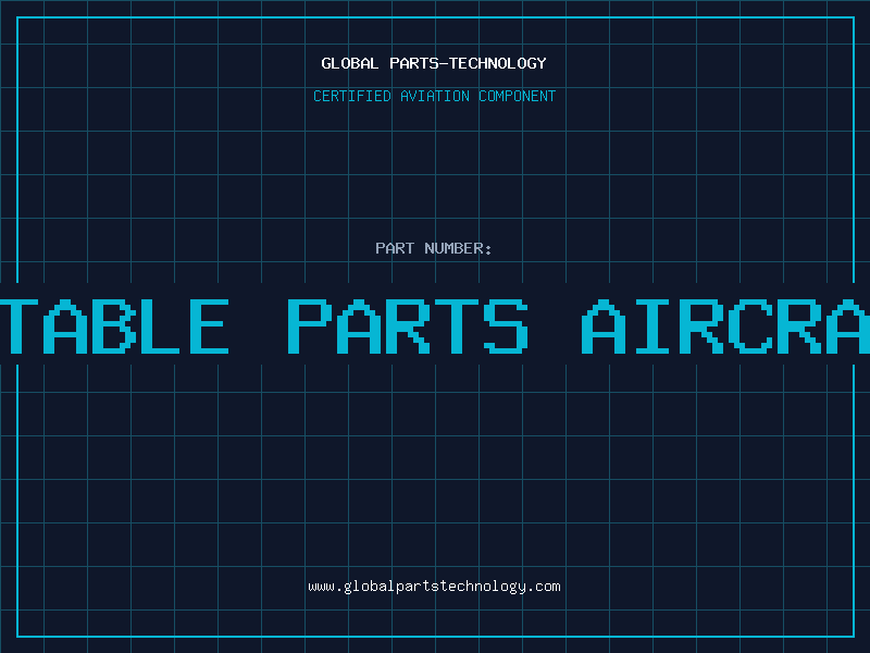 Aviation Part rotable parts aircraft