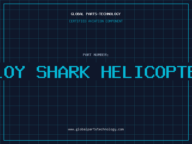 Aviation Part s006 alloy shark helicopter parts