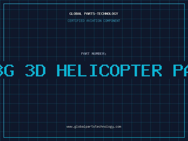 Aviation Part s033g 3d helicopter parts