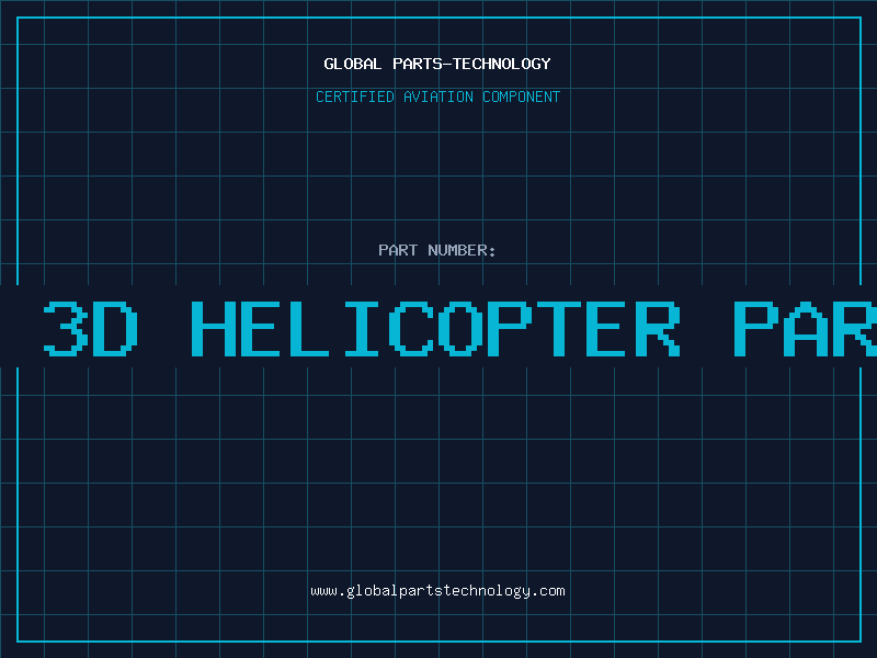 Aviation Part s033g 3d helicopter parts nz