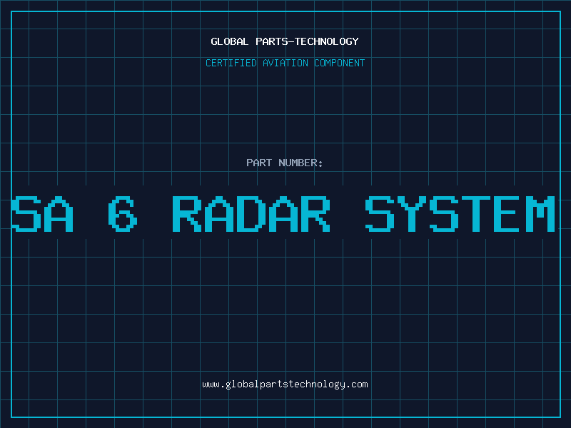 Aviation Part sa 6 radar system