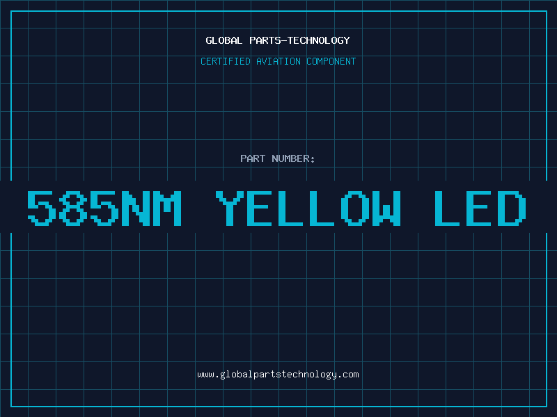Aviation Part t-5mm 585nm yellow led panel