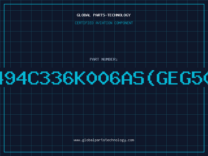 Aviation Part t494c336k006asgeg500