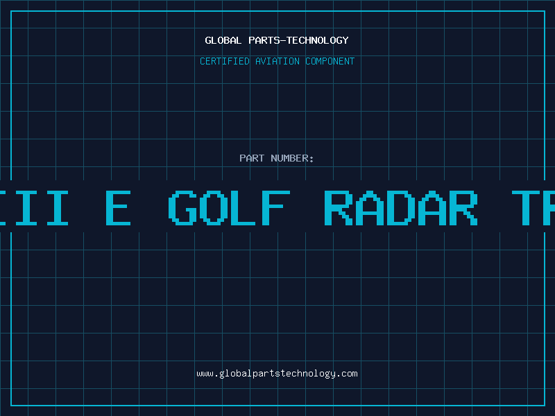 Aviation Part trackman pro iii e golf radar tracking system