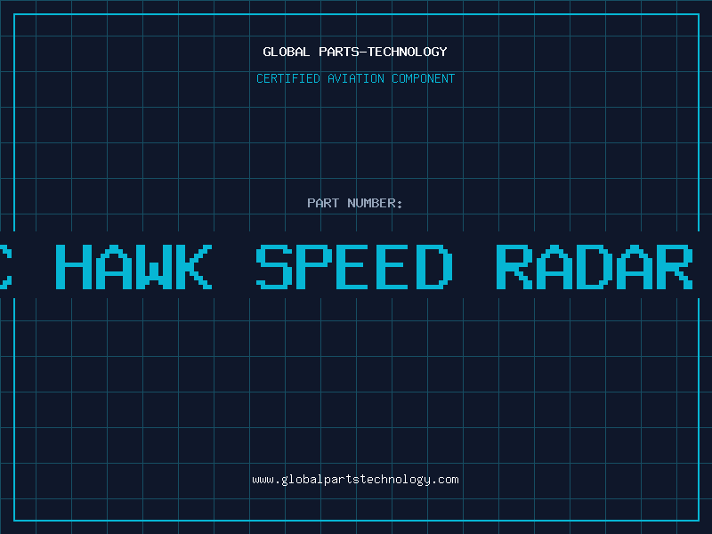Aviation Part traffic hawk speed radar system