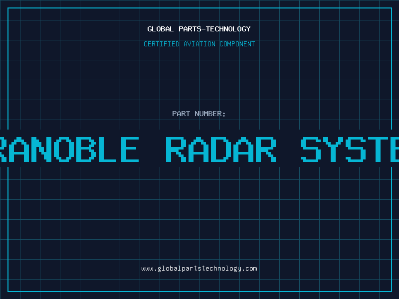 Aviation Part tranoble radar system