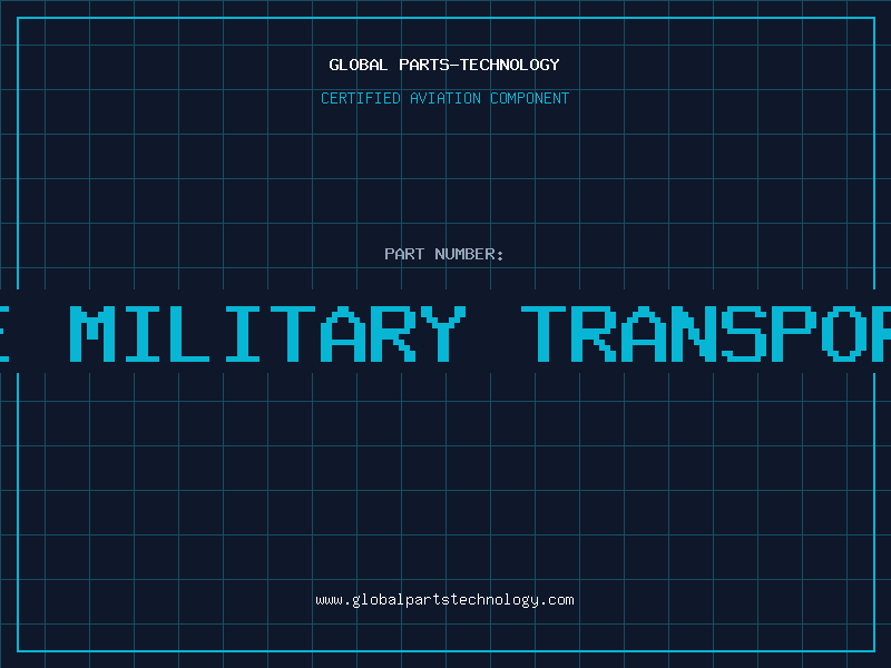 Aviation Part twin engine military transport aircraft