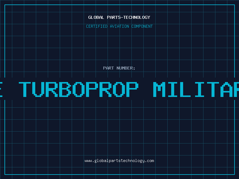 Aviation Part twin engine turboprop military aircraft