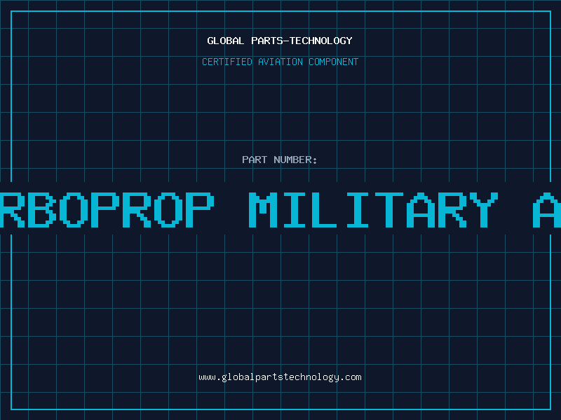 Aviation Part twin turboprop military aircraft