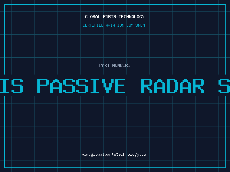 Aviation Part twinvis passive radar system