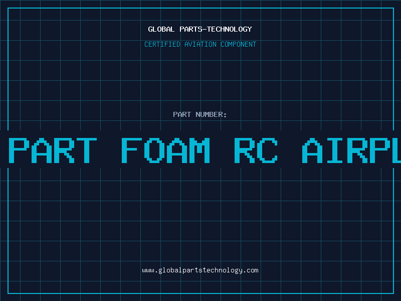 Aviation Part two part foam rc airplane