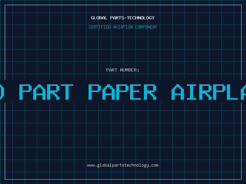Aviation Part two part paper airplane