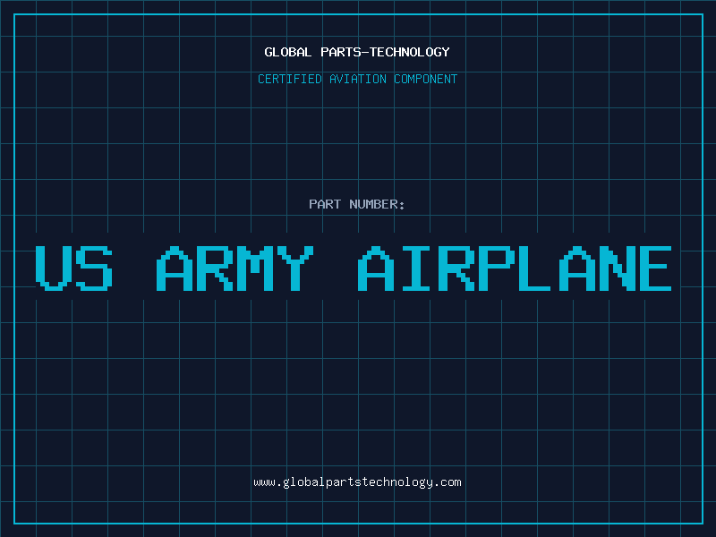 Aviation Part us army airplane