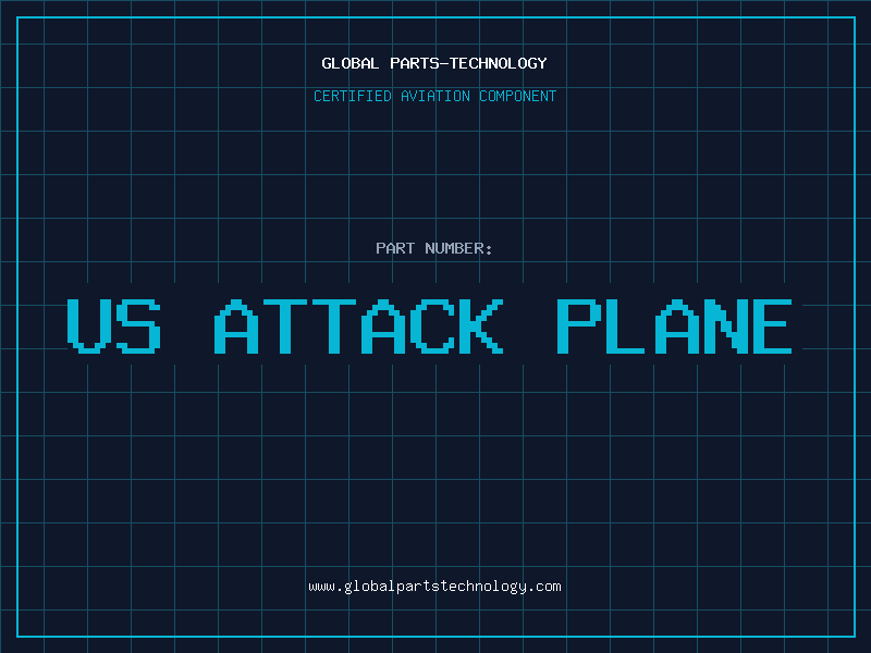 Aviation Part us attack plane