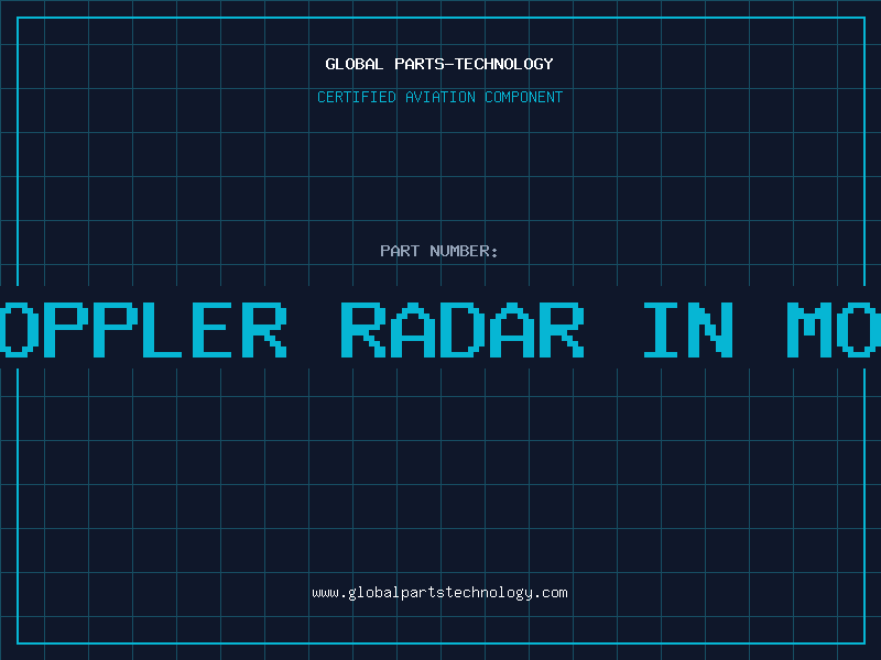 Aviation Part us doppler radar in motion