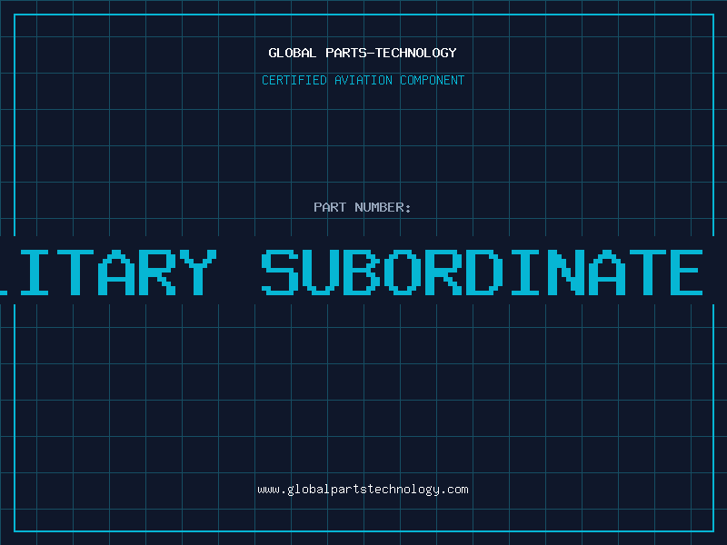 Aviation Part us military subordinate parts