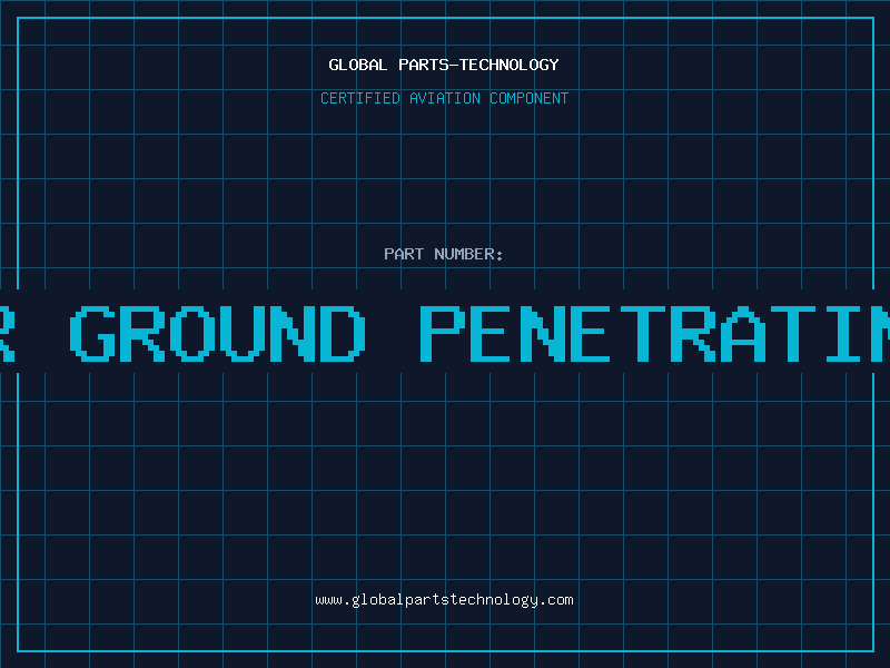 Aviation Part us radar ground penetrating radar