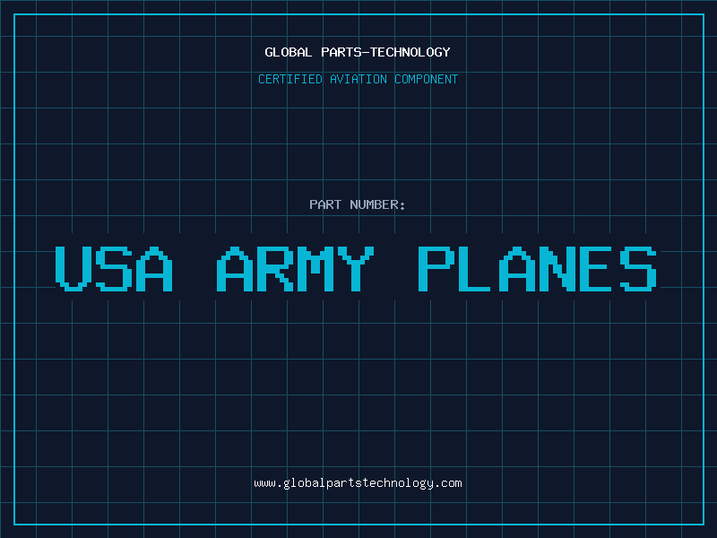 Aviation Part usa army planes