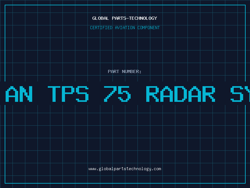 Aviation Part usaf an tps 75 radar system