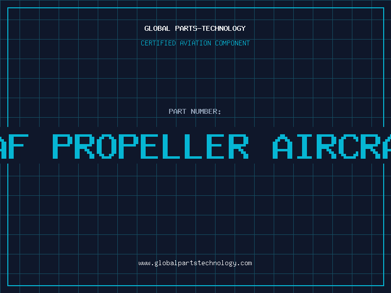 Aviation Part usaf propeller aircraft